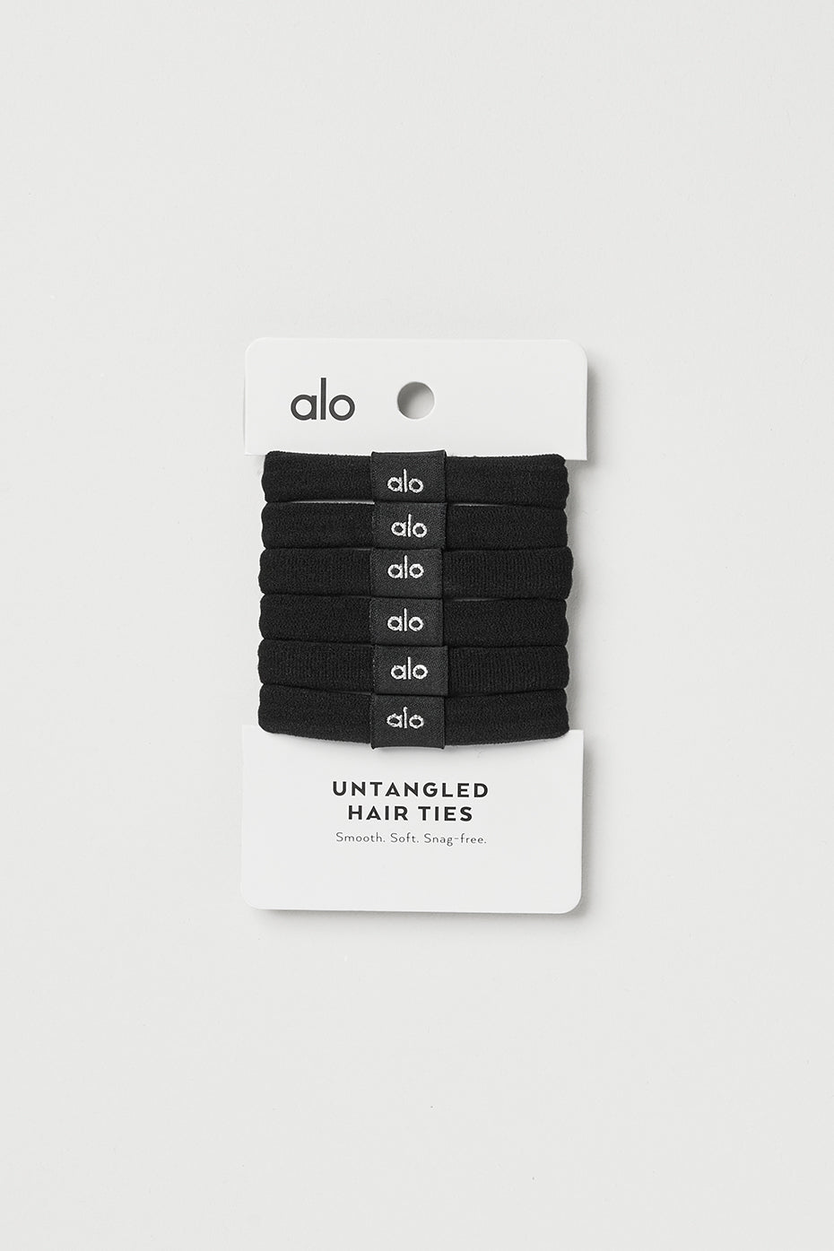 Untangled Hair Tie 6-Pack - Black
