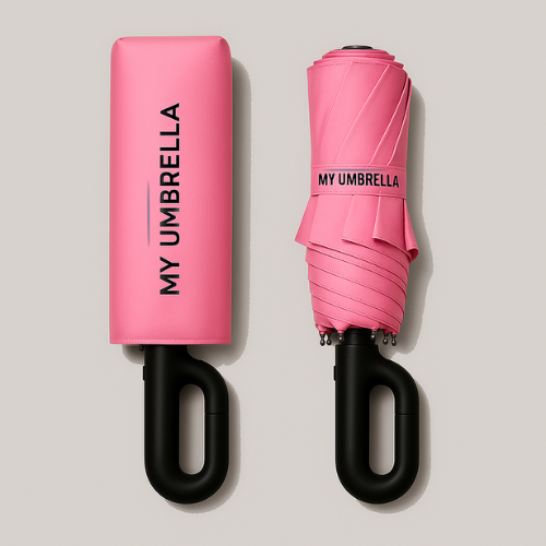 MY UMBRELLA - Parapluie Automatique Ultra-Résistant Rose