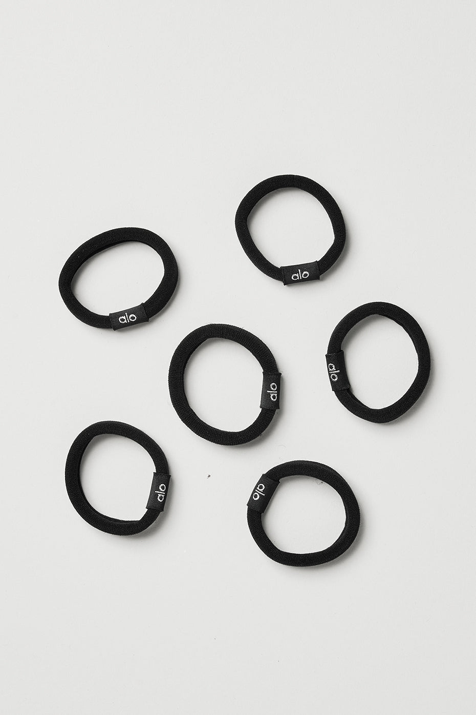 Untangled Hair Tie 6-Pack - Black