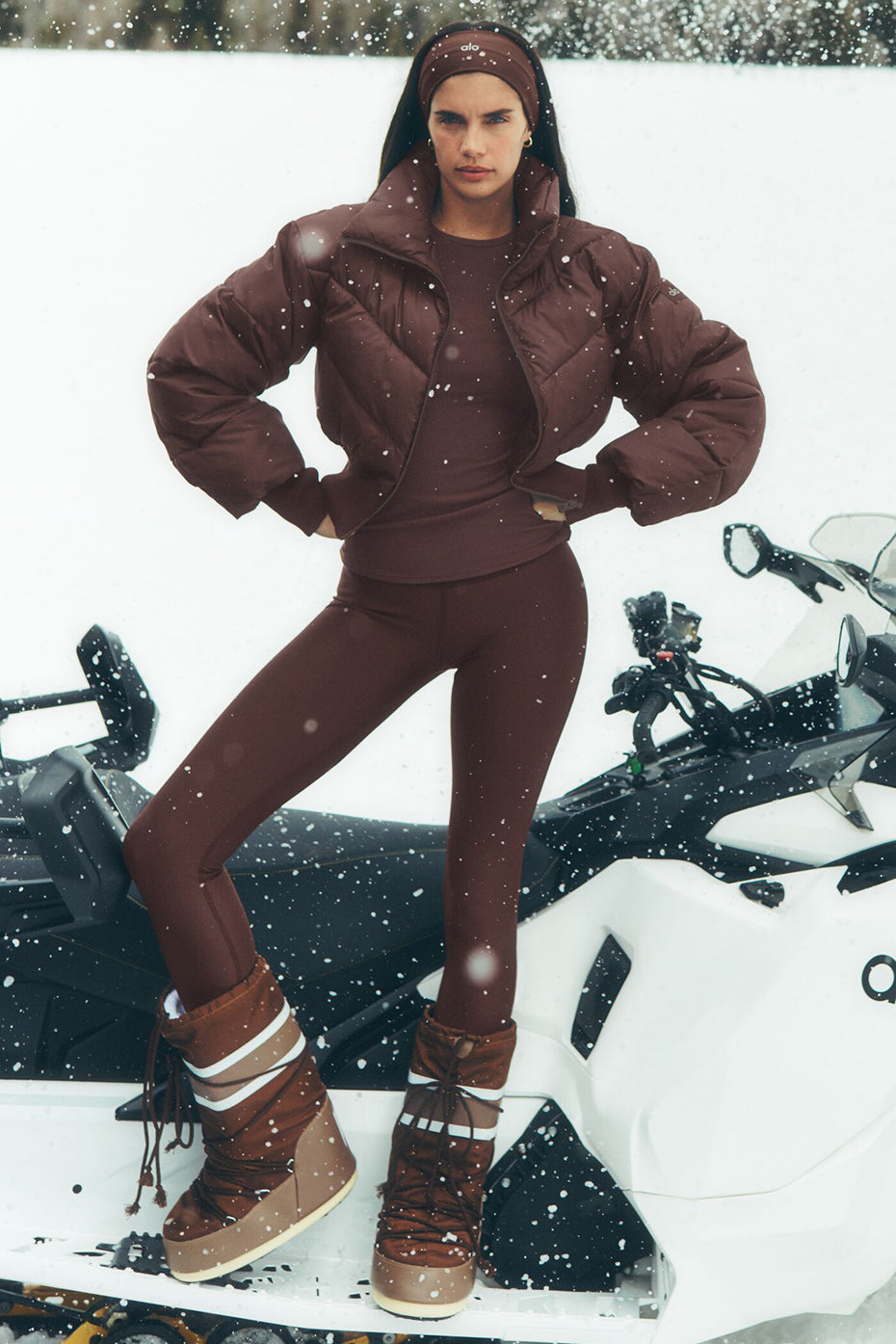 7/8 High-Waist Airlift Legging - Brownstone