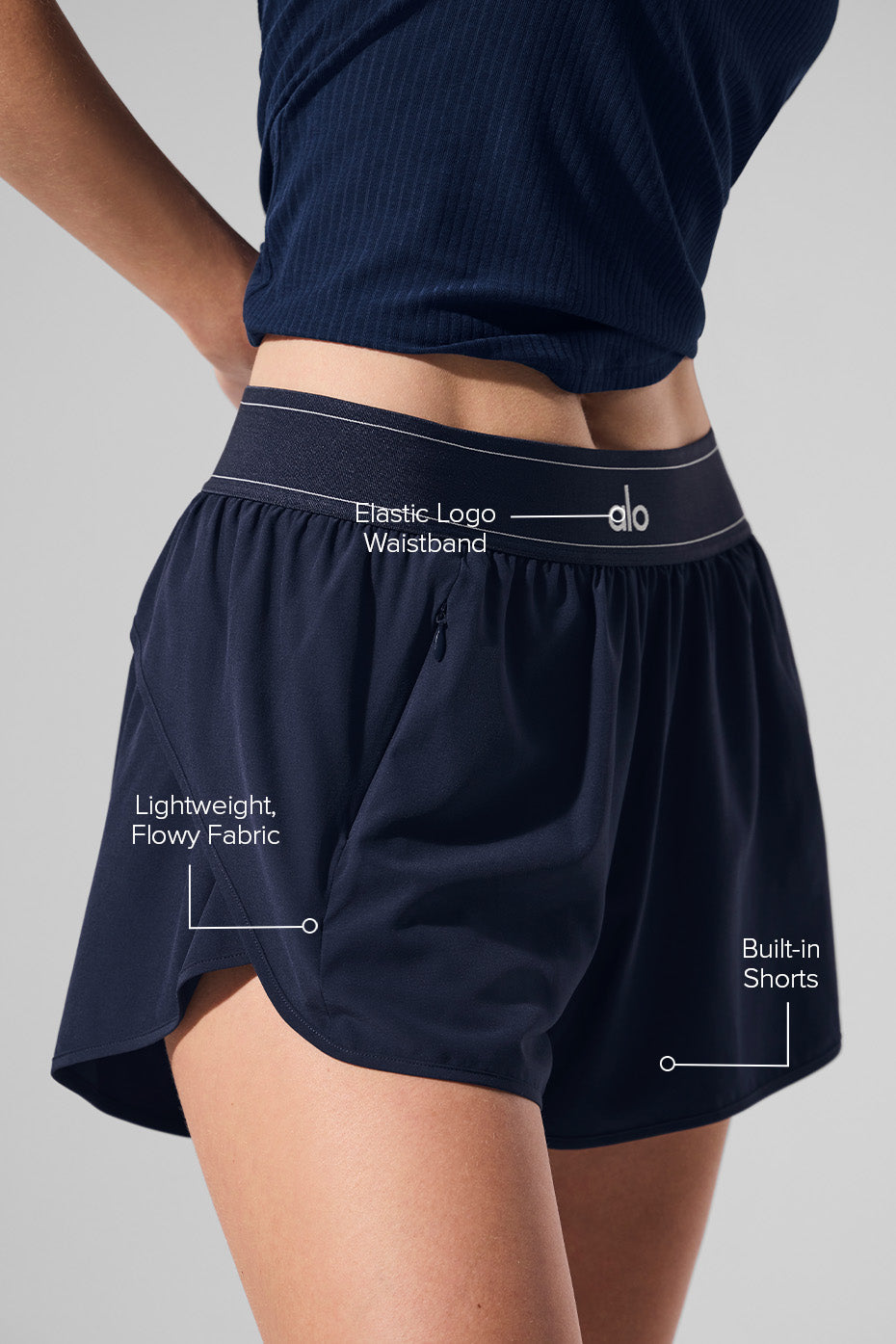 Match Point Short - Navy